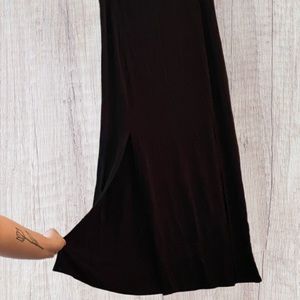 WHITE HOUSE BLACK MARKET Black Knit Maxi Skirt, size M